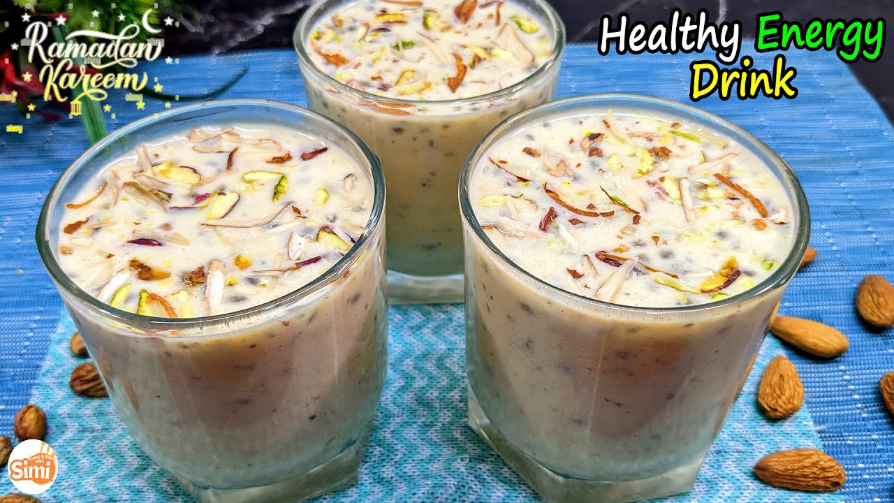 Ramadan Special Drink Recipe 2025 | Healthy Energy Drink Milk For Iftar | Iftar Special Drink
