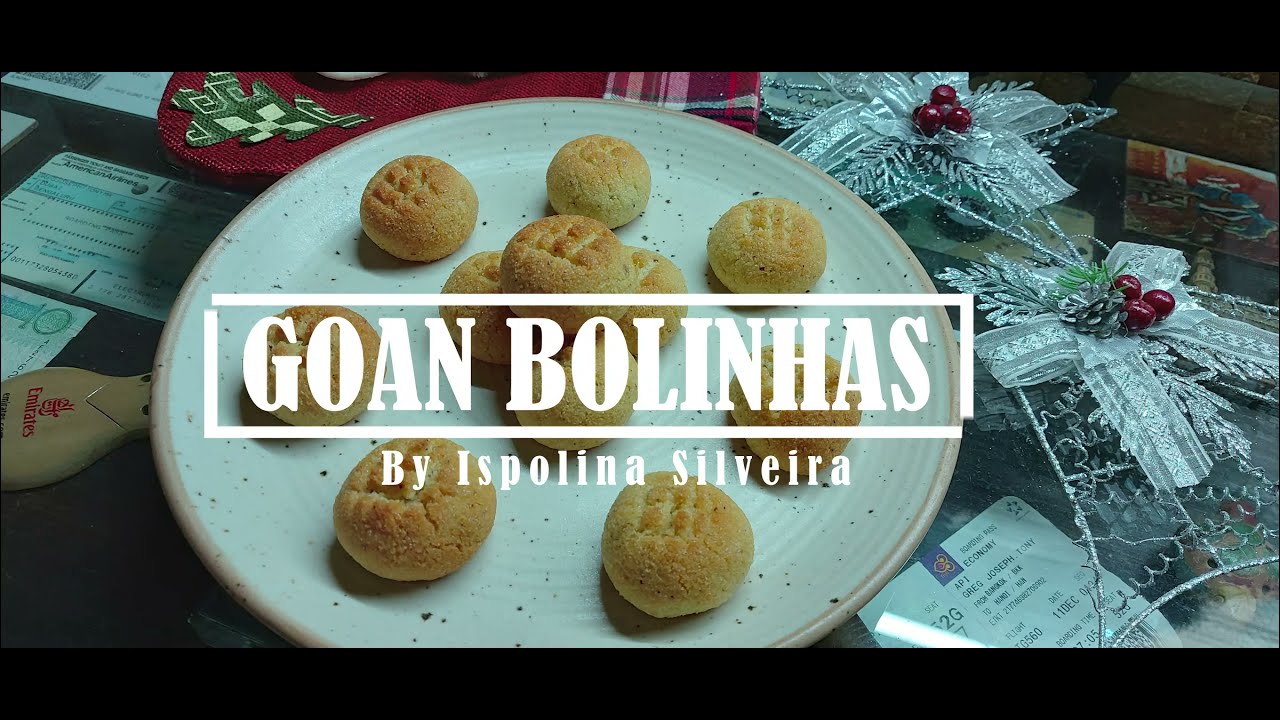 Goan Bolinhas | Bolinhas De Coco | Semolina & Coconut Cookies |Christmas Special-Cocinanispolina