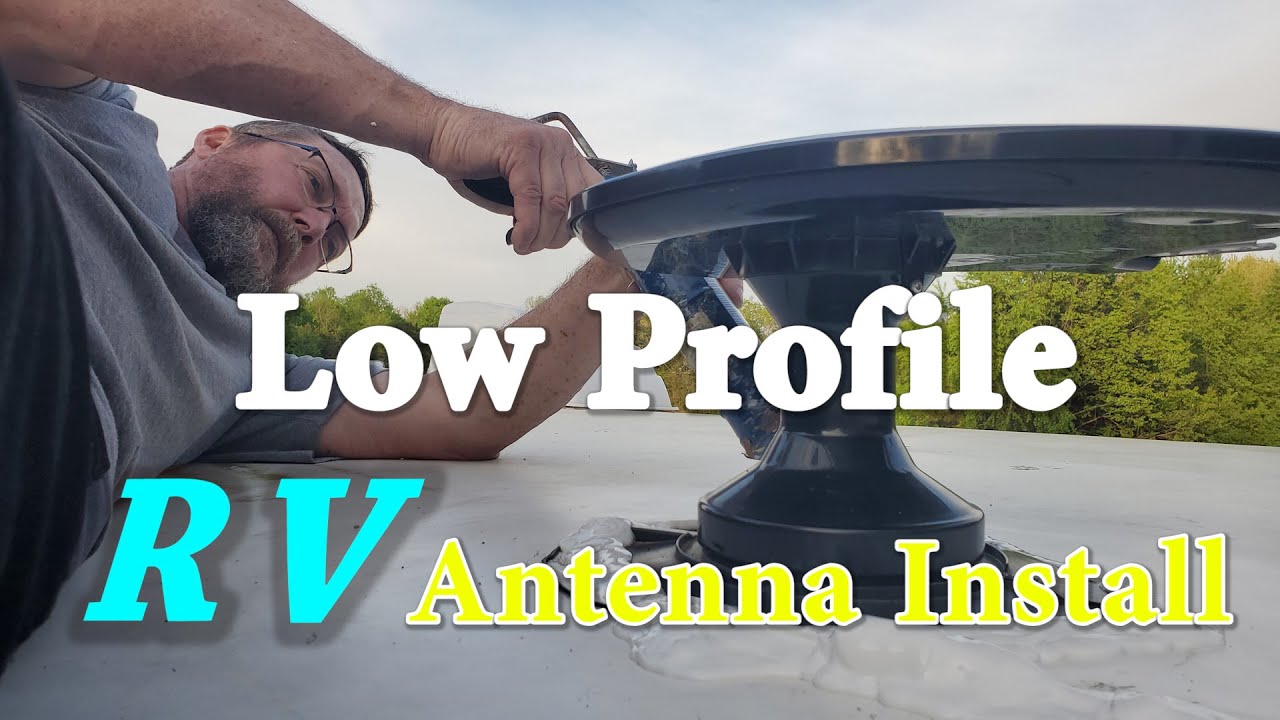 Upgrade RV Antenna Install to New Low Profile Digital-Winegard || RV Living
