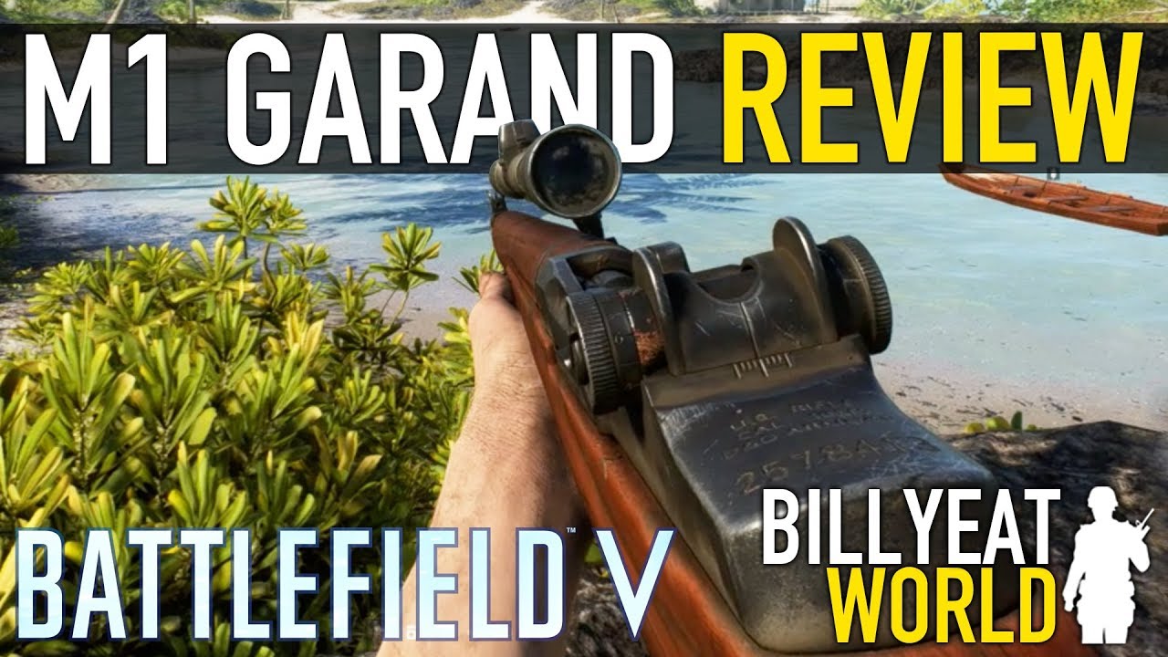 M1 GARAND - Review & Gameplay On NEW PACIFIC 🏝 MAPS | BATTLEFIELD V