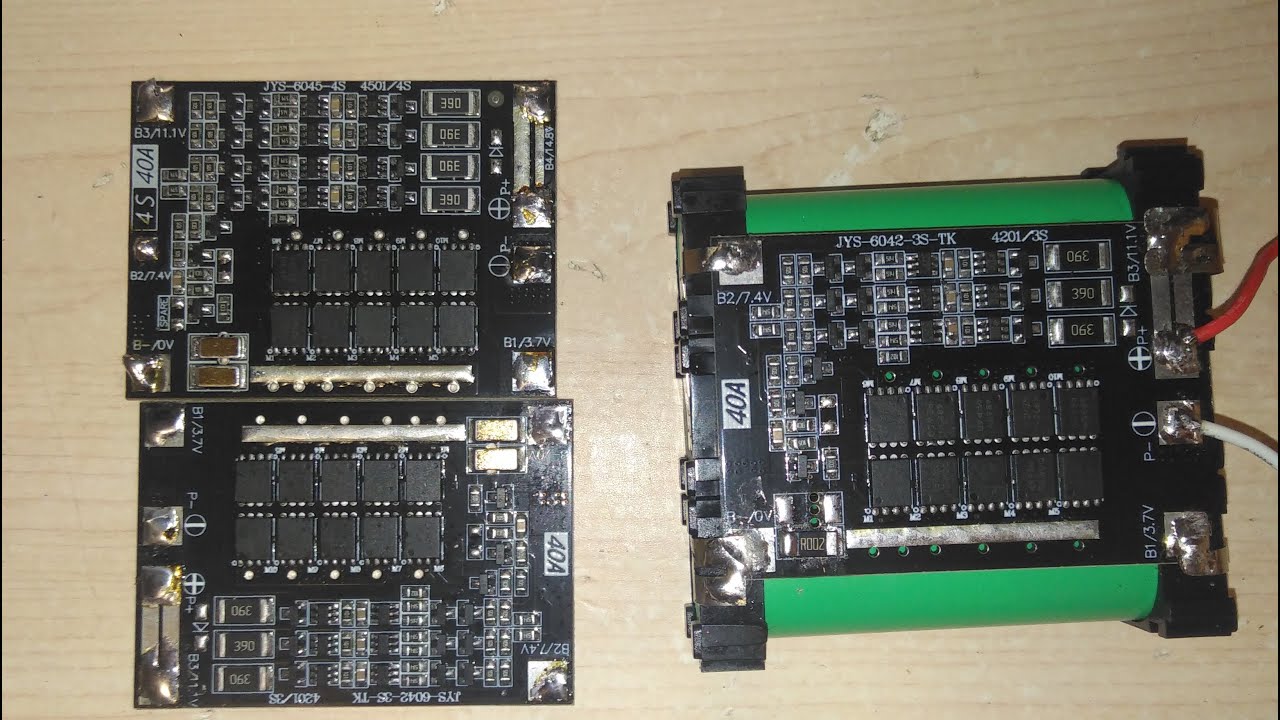 Ремонт дефектных плат BMS 3S и 4S