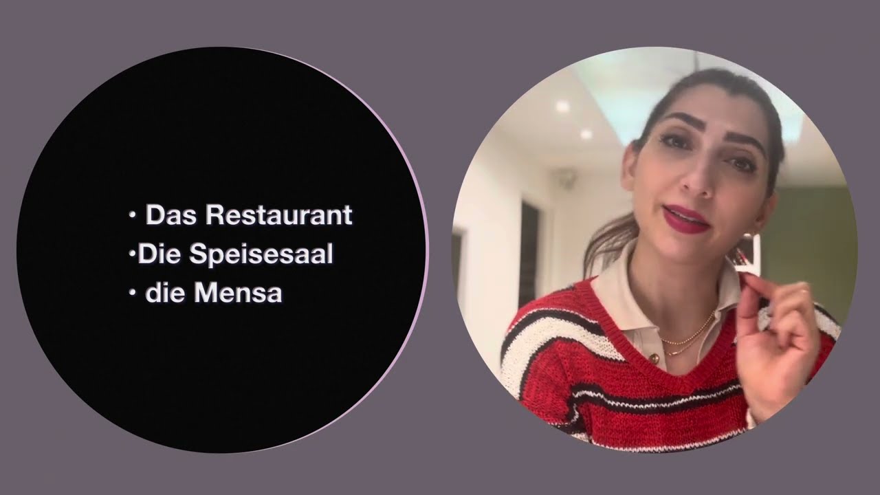 Deutsch sprechen ( Alltagsdialog im Restaurant ) / Serie 3
