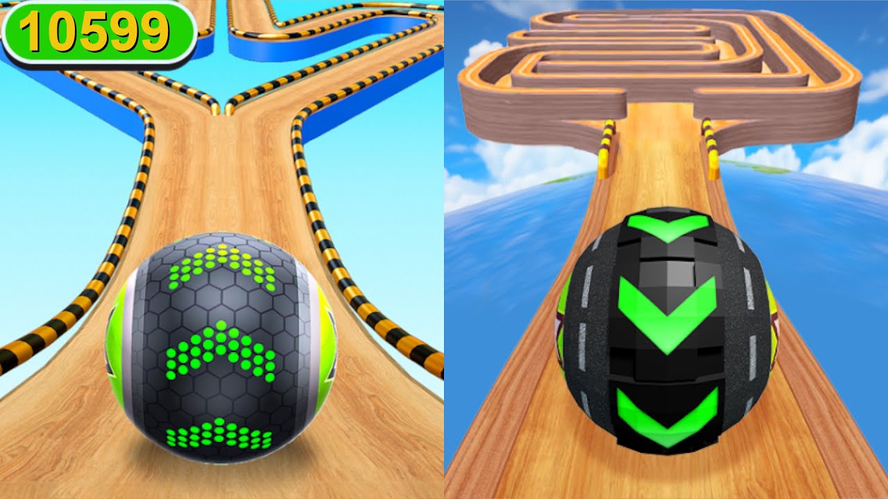 Going Balls Funny Fails, All Levels 10599 Vs Rolling Ball Sky Escape Android, iOS Gameplay