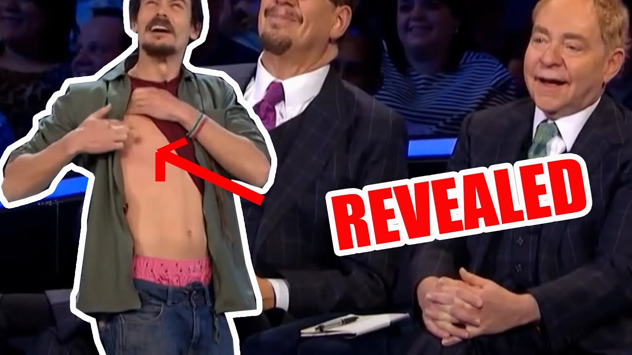 Trick REVEALED - Penn and Teller Fooled by Mario Lopez Magic Nipple