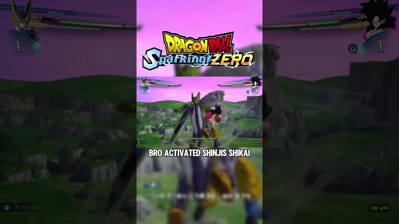 We Finding All The Glitches In Sparking Zero #dragonball #sparkingzero #fyp #shorts
