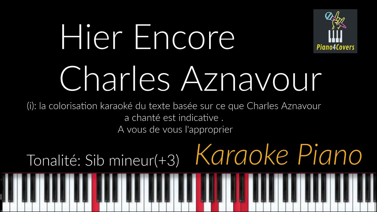 Hier Encore_ Charles Aznavour ( ton +3 : Sibm)