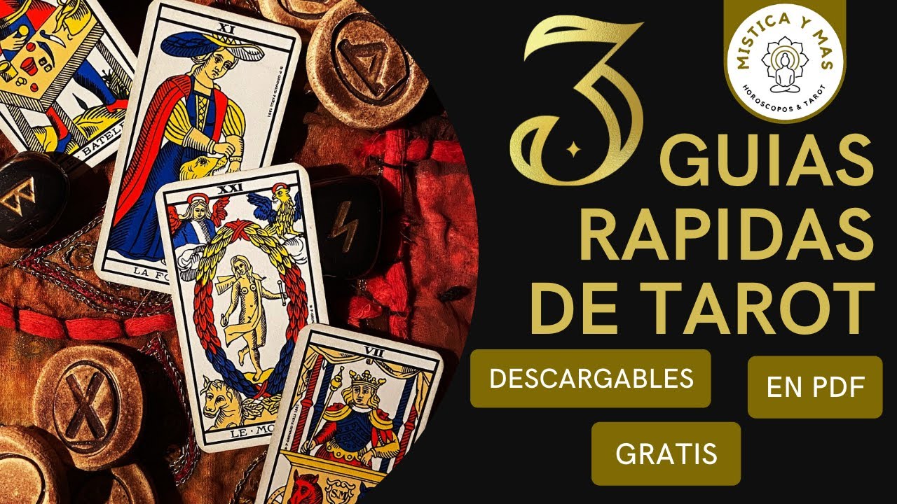 🔥 3 GUIAS RAPIDAS DE TAROT CON ARCHIVOS PDF DESCARGABLES 🔥