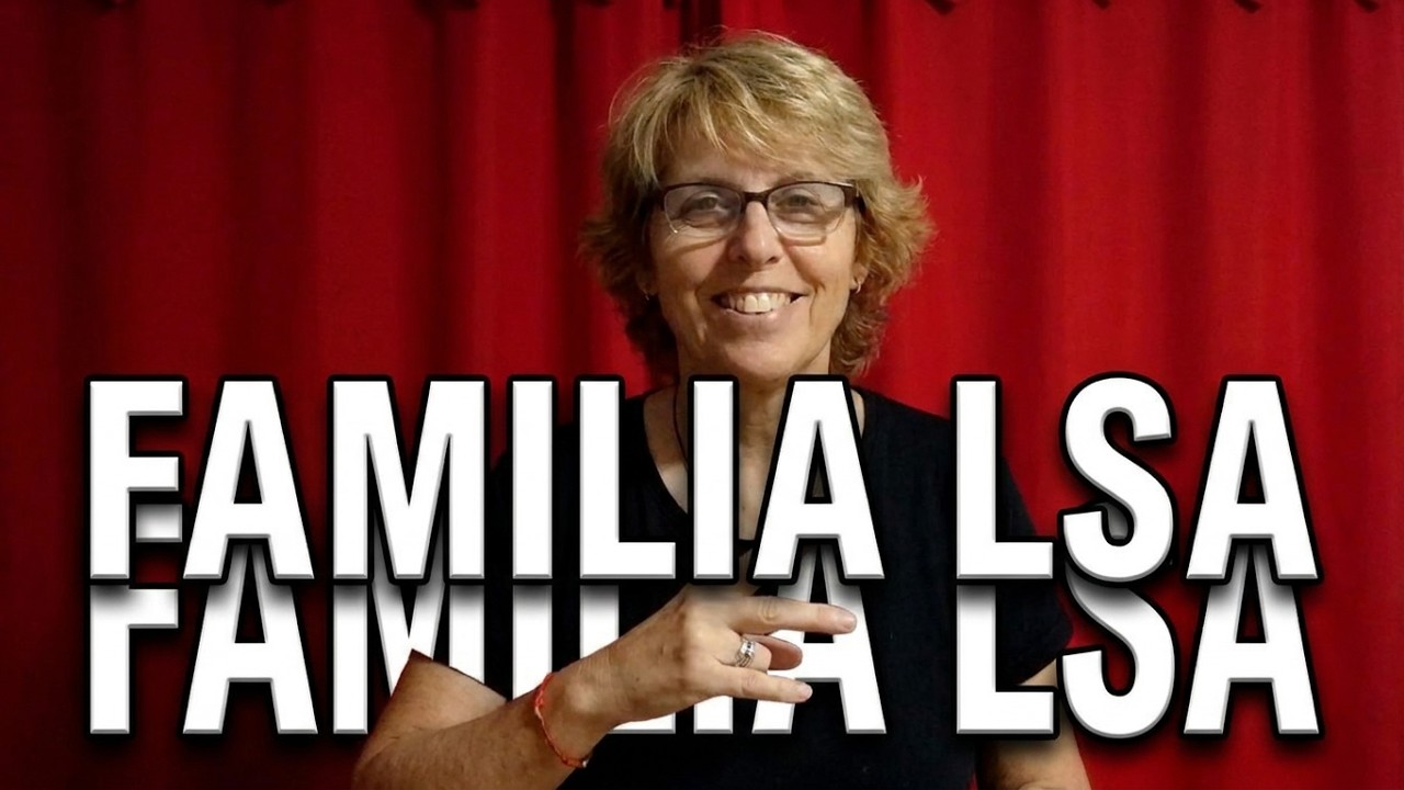 Familia en Lengua de señas argentina..