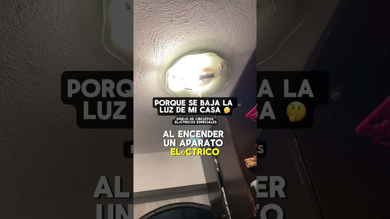 Porque se baja la luz de mi casa?🤔 instalaciones electricas #instalacioneselectricas #construcci&oacute;n