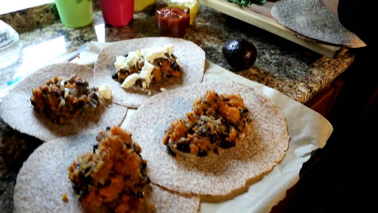SWEET POTATO BURRITO ~FRUGAL FAMILY FOOD COLAB
