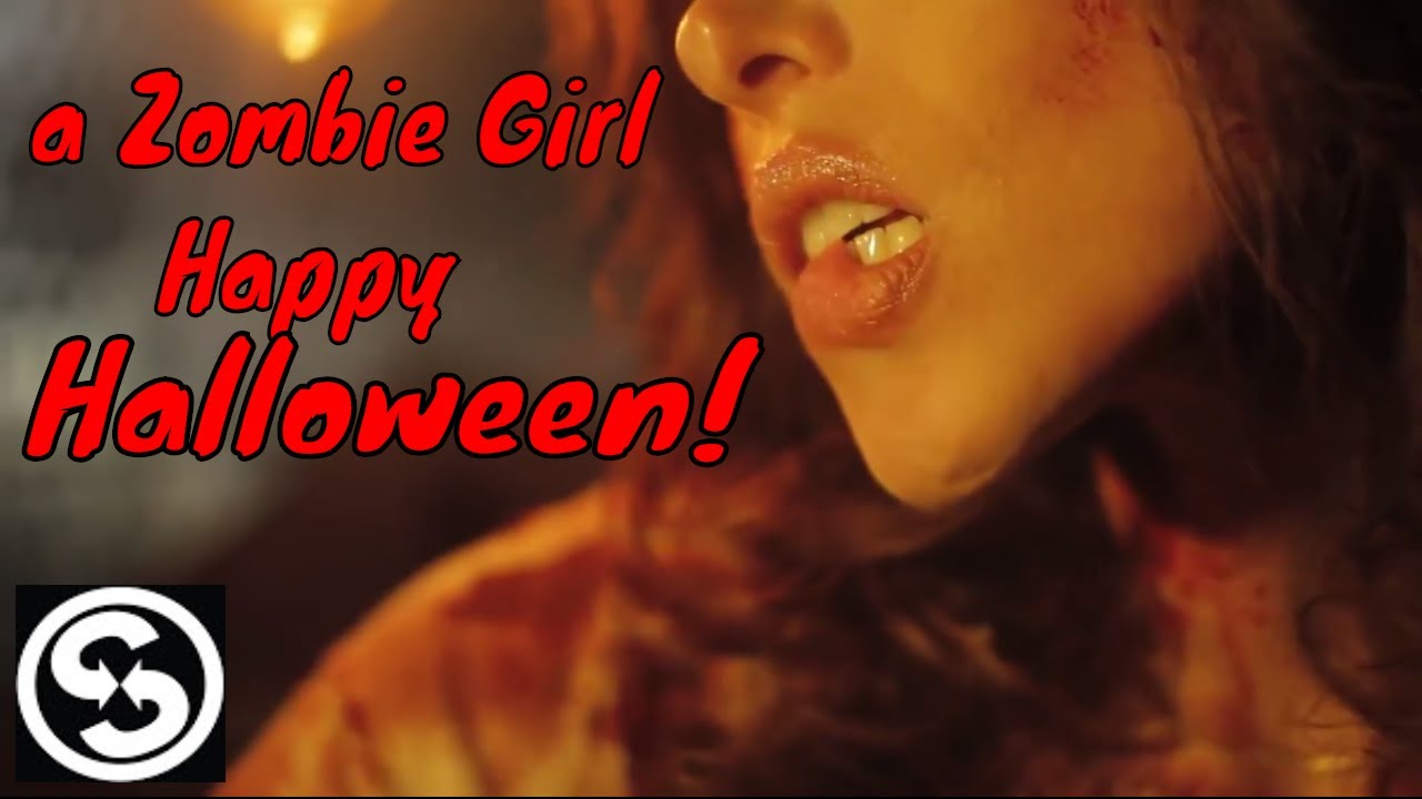 An Aerial Zombie Girl Halloween Message (2018)