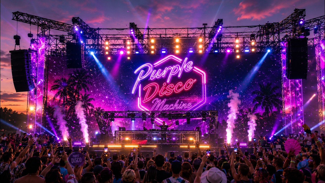 Purple Disco Machine live in Vancouver 2024
