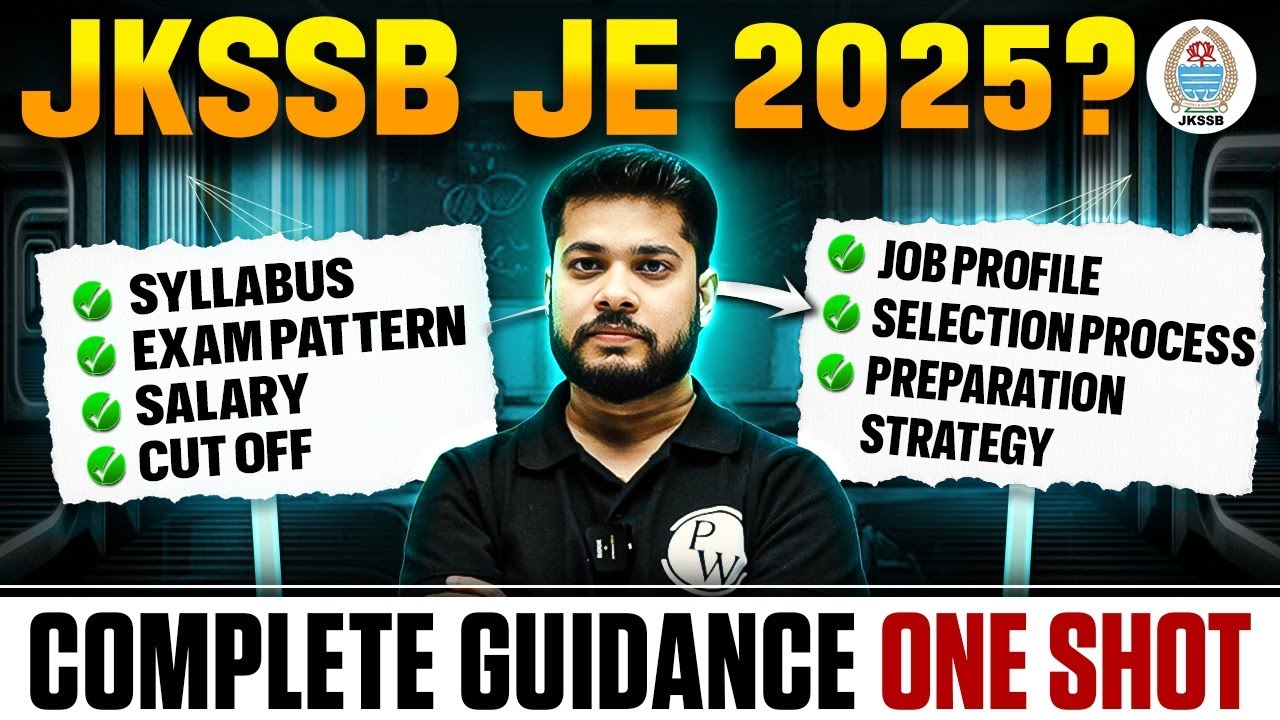 JKSSB JE 2025 | Syllabus | Exam Pattern | Job Profile | Salary | Promotion | All Details in ONE SHOT