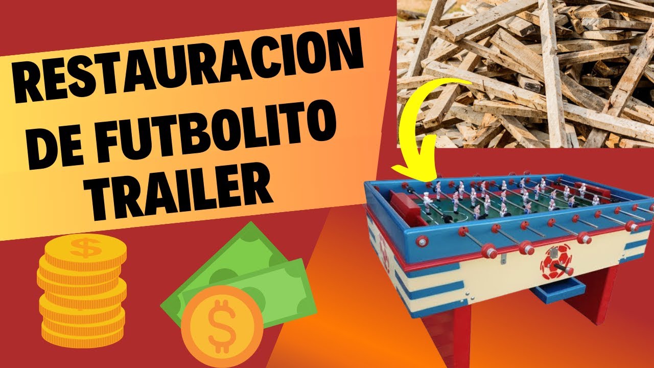 RESTAURACION DE FUTBOLITO DE MESA (TRAILER)
