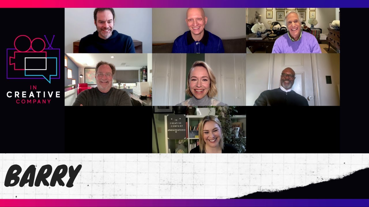 Barry w/ Bill Hader, Henry Winkler, Sarah Goldberg, Stephen Root, Anthony Carrigan and Robert Wisdom