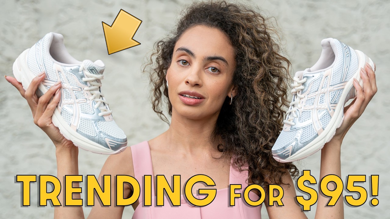 This PINK ASICS Gel -1130 is under $100 and great for summer! Review, Sizing and How to Style