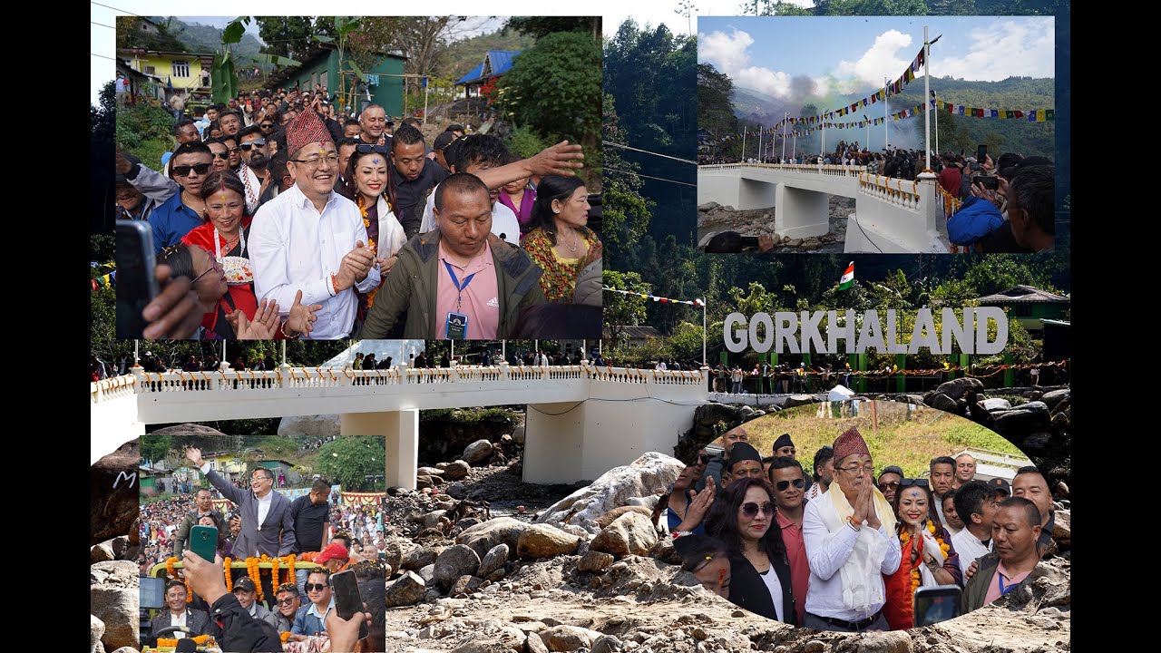 Gorkhaland Bridge Opening Event in Tung Sung Inaugurated By Shri Ajoy Edwards On 7th Dec..2025