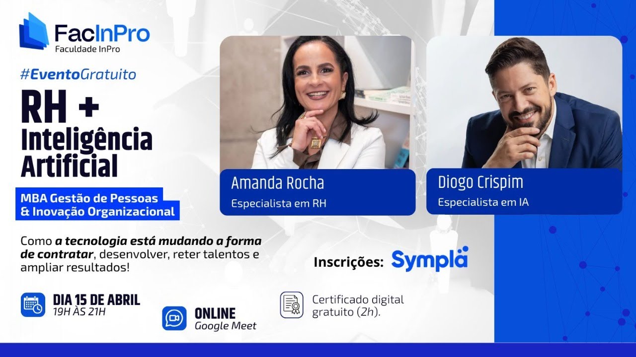 RH + Intelig&ecirc;ncia Artificial: O impacto na Gest&atilde;o Pessoas e nos Resultados.
