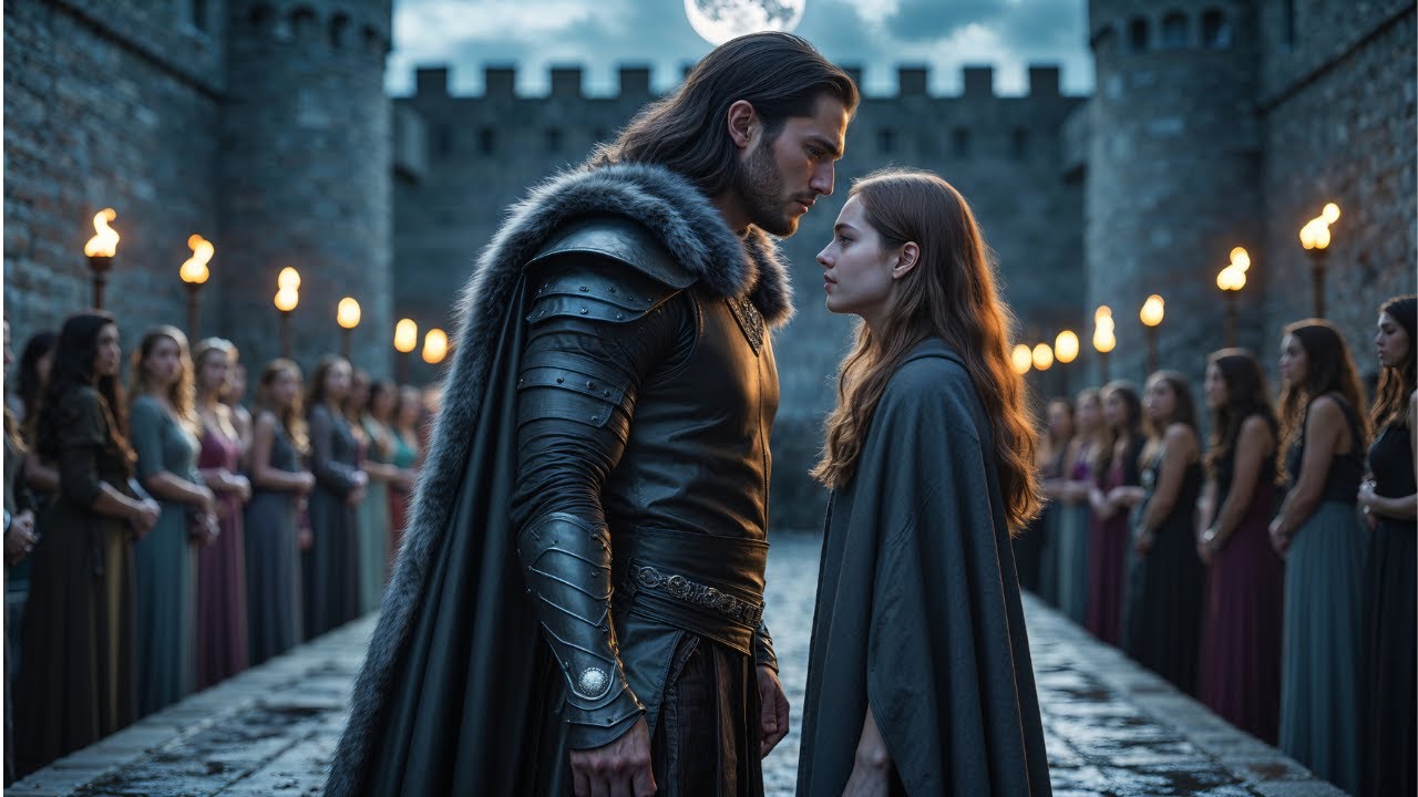 I Stood Beside a Stranger in the Moonlit Line — Then Alpha King Turned, Inhaled, and Whispered, Mate