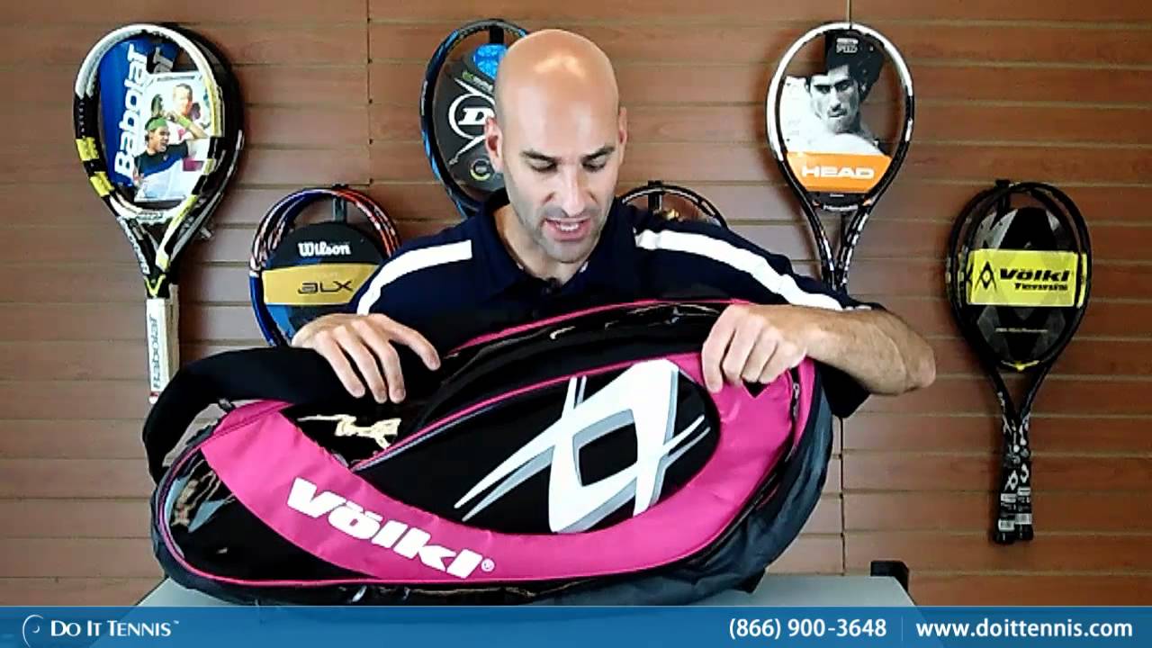 Volkl Tennis Bags - Team Pink 6-Pack Combi