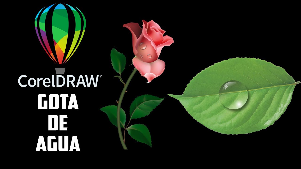 Como Crear una Gota de Agua en COREL DRAW
