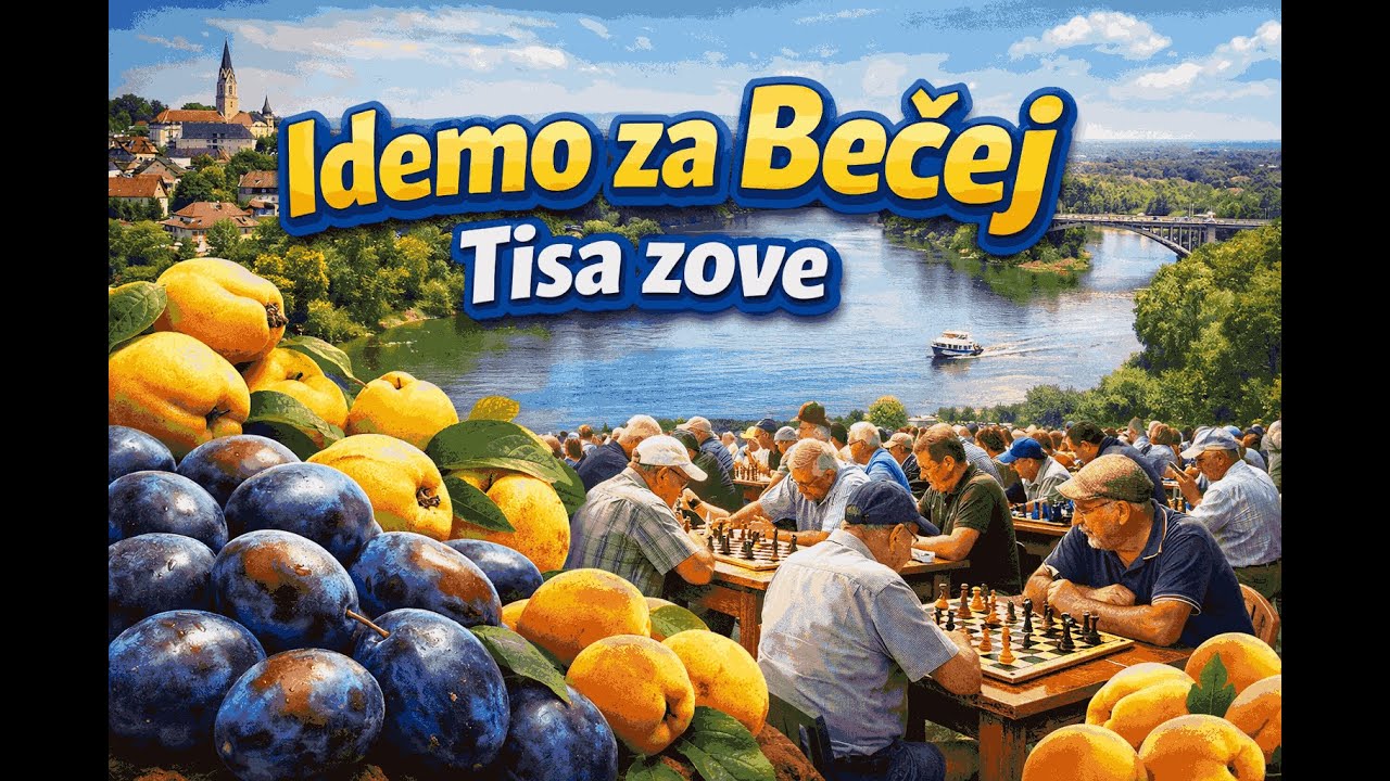 “Idemo za Bečej – Tisa zove na šljivu, kajsiju i dunju! 🥂😂”
