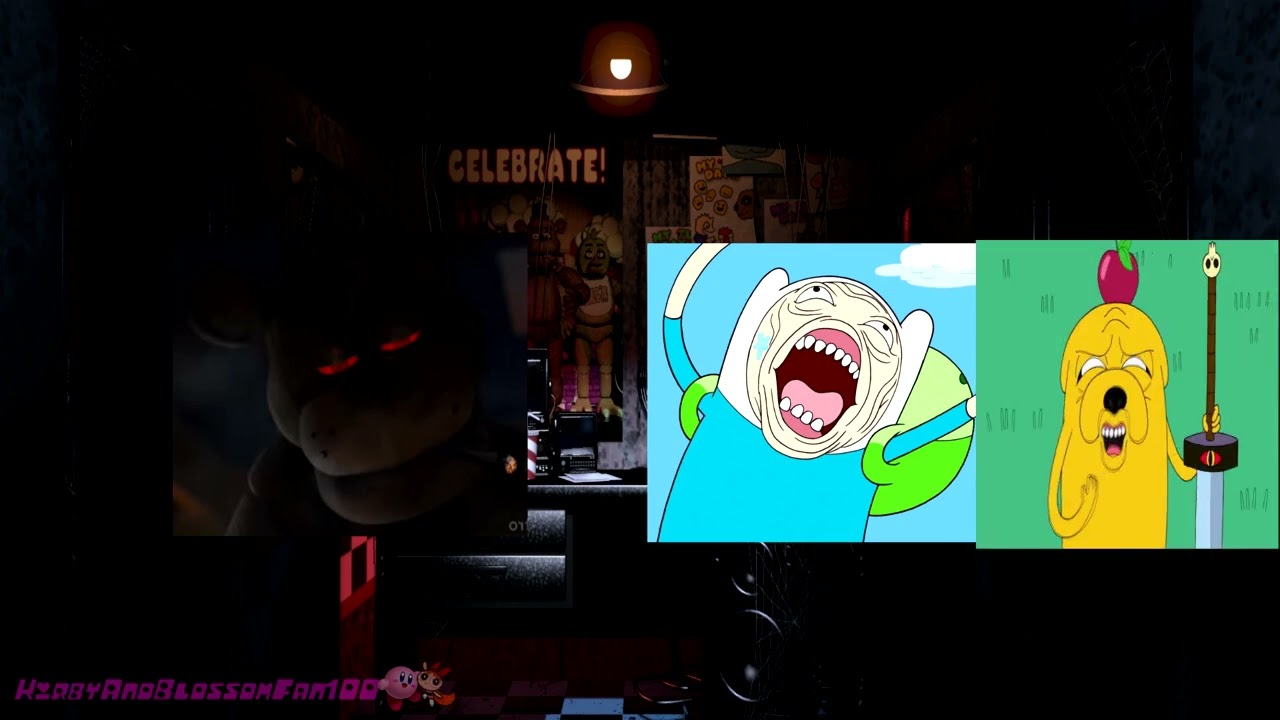FNF Cover: Feral Peril (Triple Trouble Strays mix) but the FNAF crew sing it (Ft. Finn & Jake)