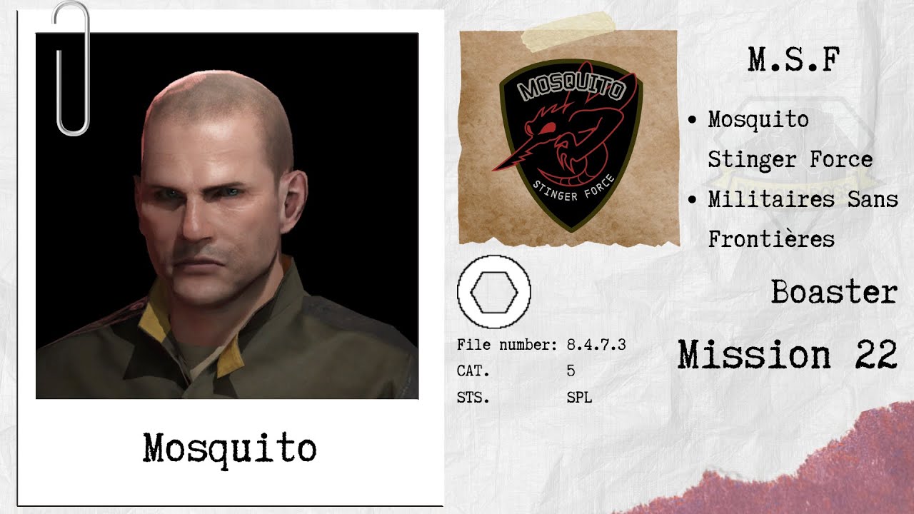 MGSV Unique Staff 084: Mosquito