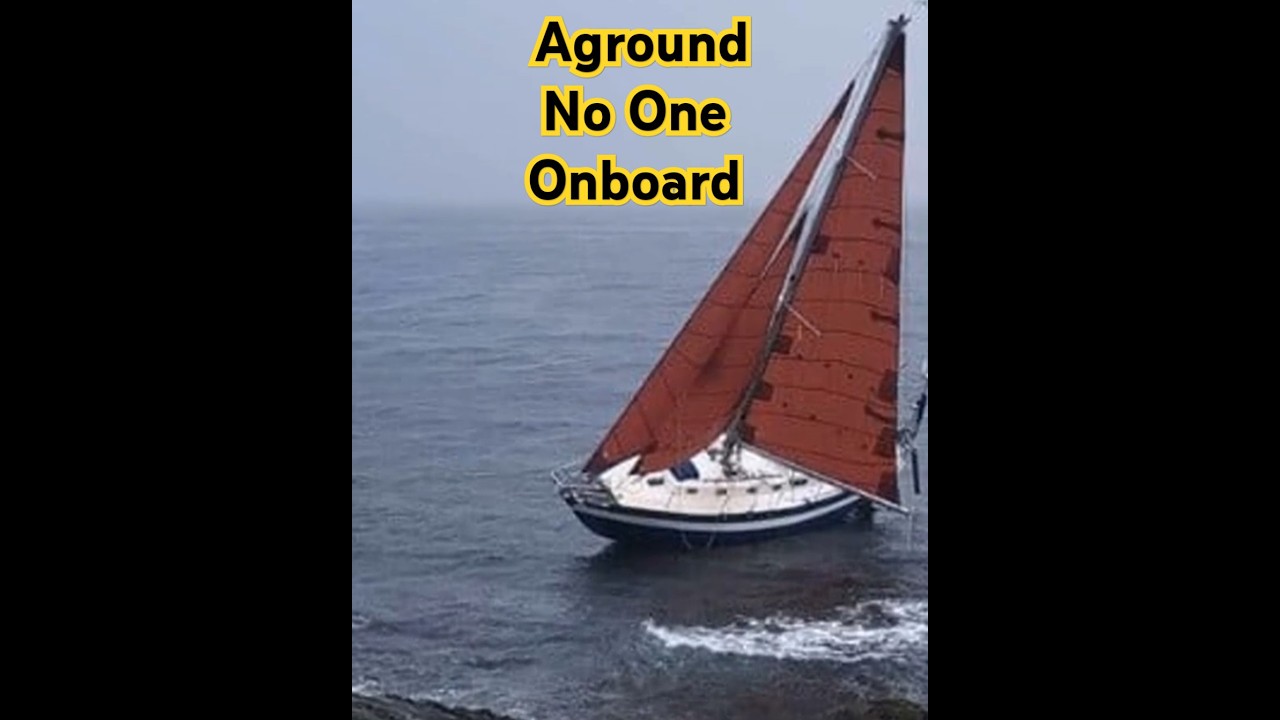 Empty Yacht Found High and Dry on Cornish Coast #yachts #uk #england