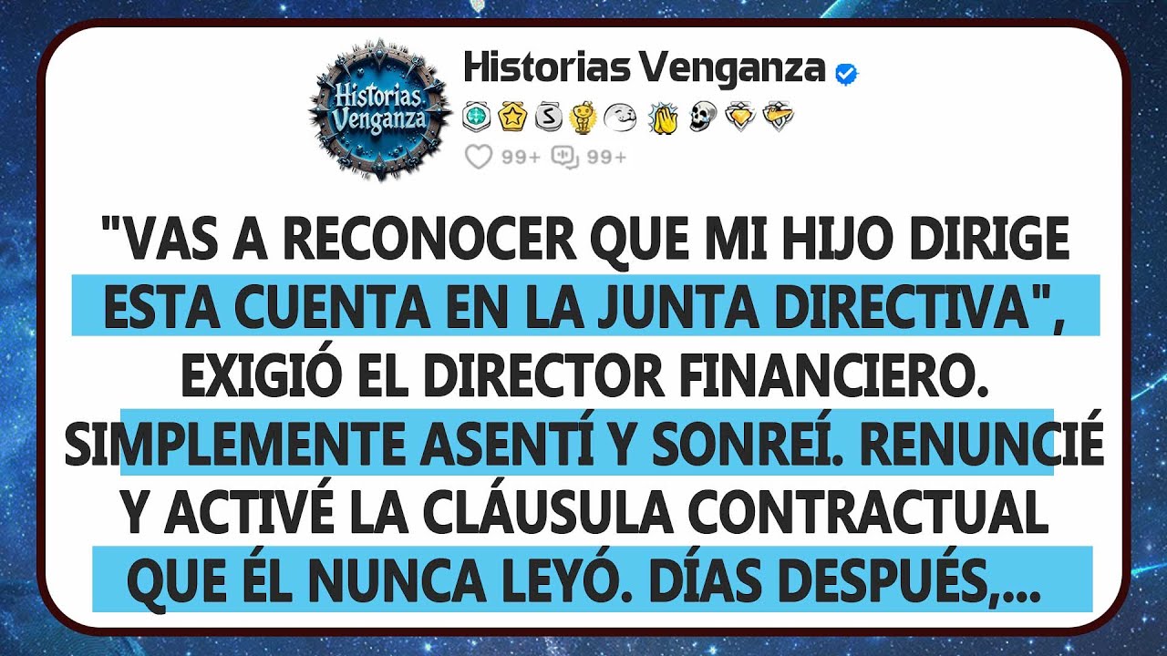 El Cfo Me Obligó A Obedecer A Su Hijo. Mi Venganza Fue Una Cláusula Del Contrato.