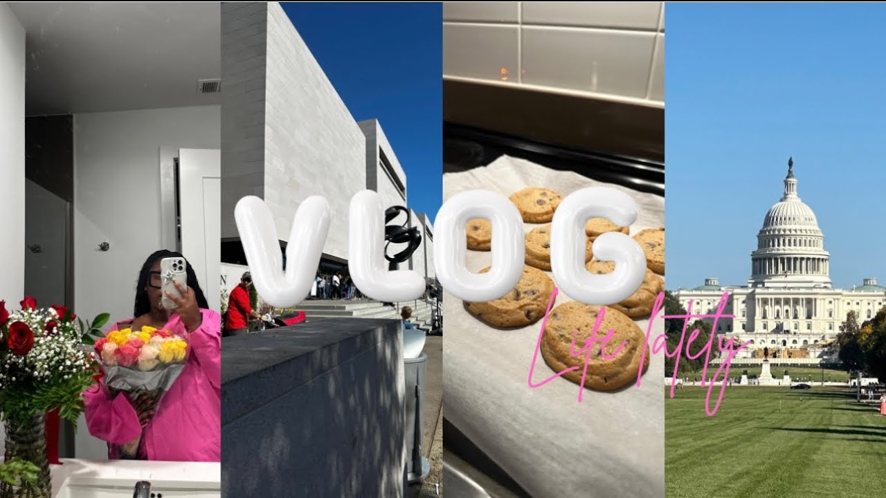 Life lately💕 Building a closet | baking and meal preps | museum and lunch date in DC