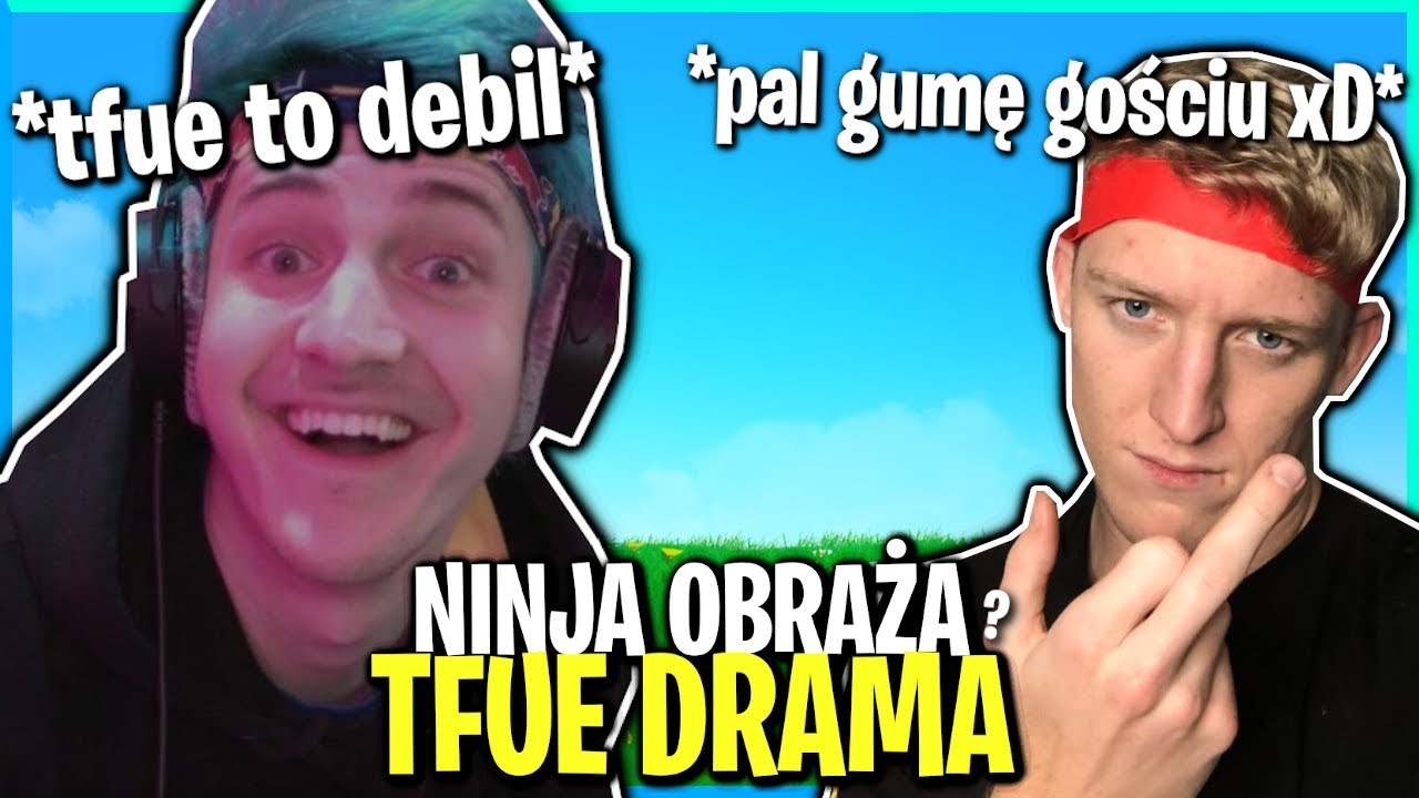 NINJA OBRAŻA TFUE NA LIVE!? WIELKA DRAMA! *Tfue obraża Fortnite*