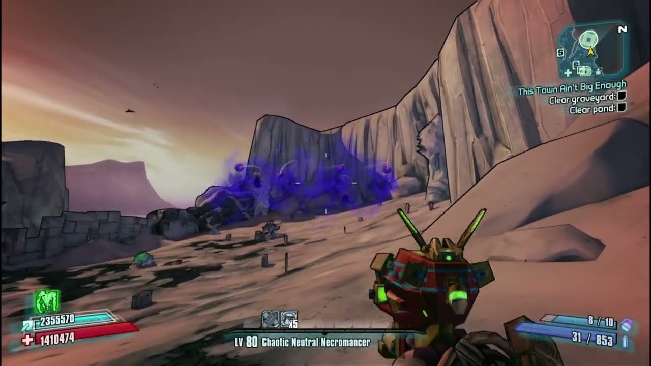 Borderlands 2 | This Town Ain't Big Enough (Side mission) | Southern Shelf | Gaige OP10 | PC Steam.