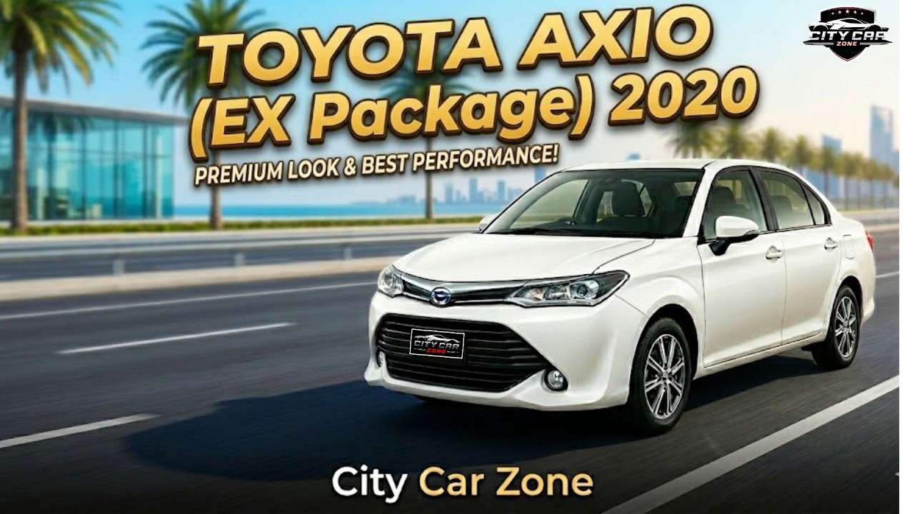 TOYOTA AXIO 2020 NON-HYBRID || Best Family Sedan Car || In-Depth Review || City Car Zone