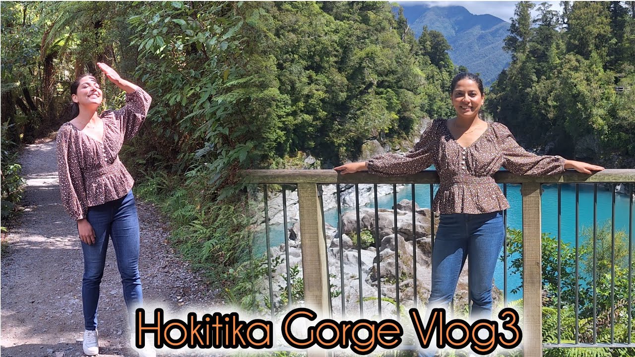 Short trip on Hokitika Gorge vlog3#Newzealand🇳🇿#travel🏞