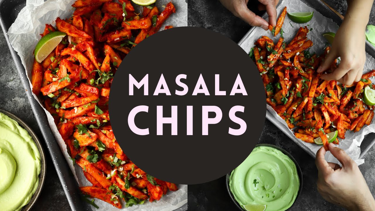 MASALA CHIPS: INDIAN-STYLE MASALA FRIES - SO DELCIOUS! | Sanjana.Feasts