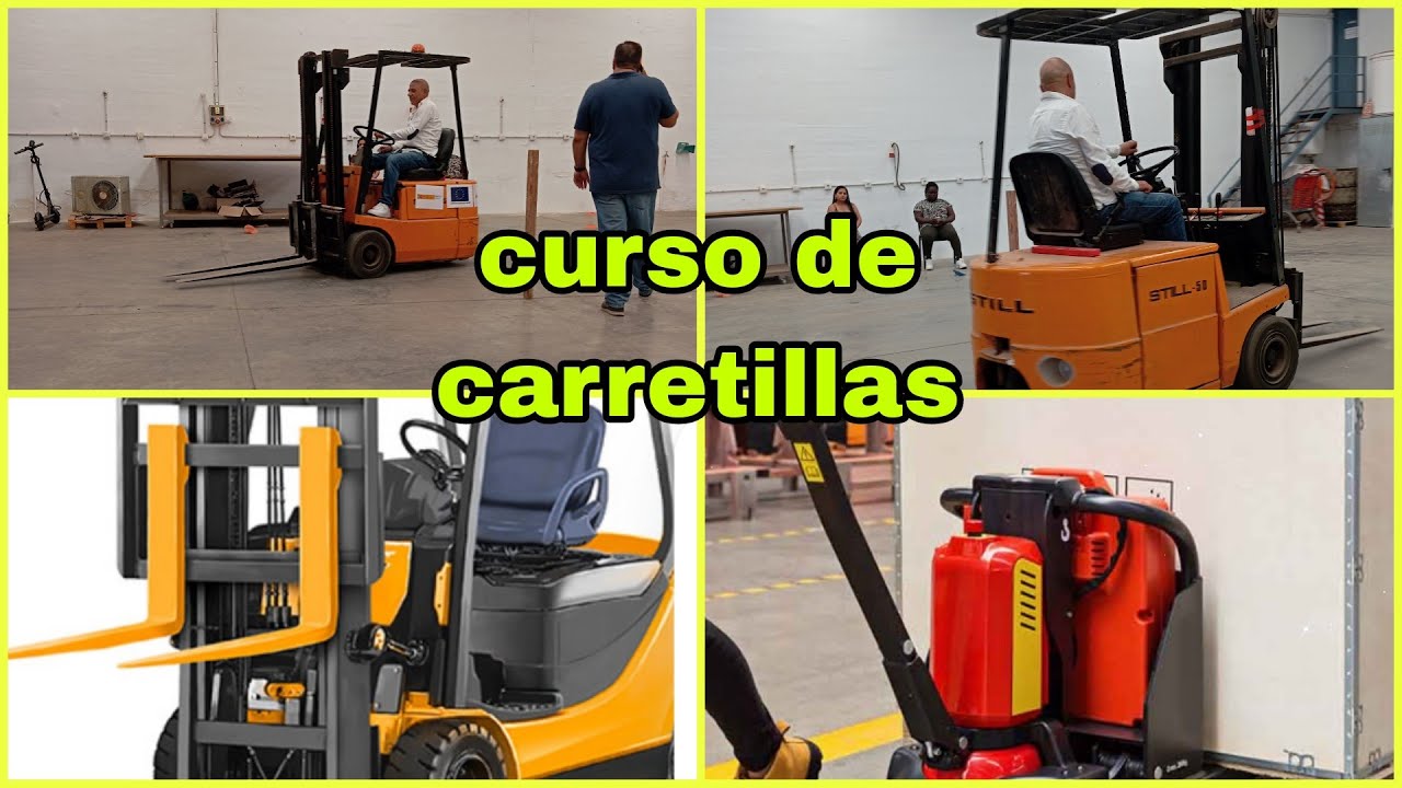 curso de carretillas elevadoras y transpaletas🇪🇦🚜