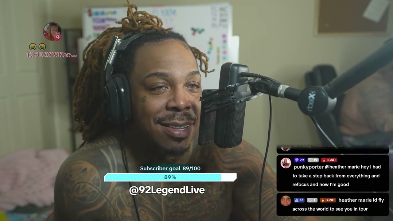 92Legend Makes 2 Verses From Scratch Live
