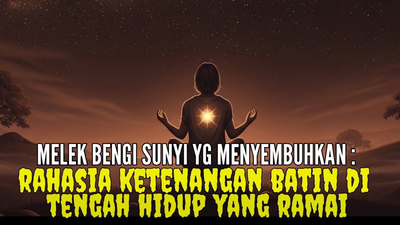 Melek Bengi: Rahasia Ketenangan Batin di Tengah Hidup yang Ramai