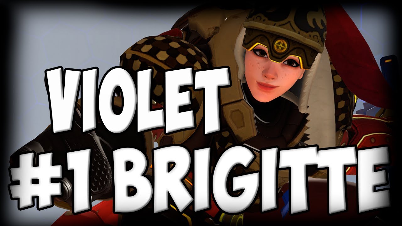 TOP 500 BRIGITTE MAIN - VIOLET! GAMEPLAY OVERWATCH SEASON 24 TOP 500