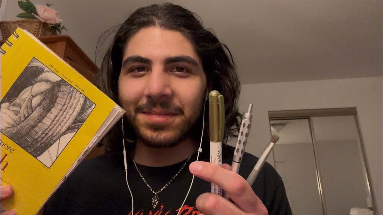 ASMR Random Trigger Assortment (brushing, tapping, scratching and whispered rambling)
