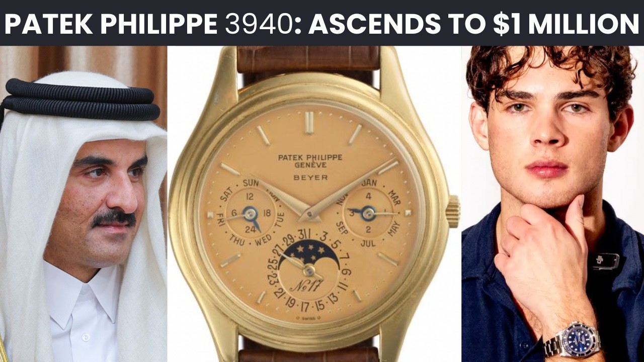 Часы Patek Philippe 3940: взлетели до 1 миллиона долларов! Невероятный стиль!