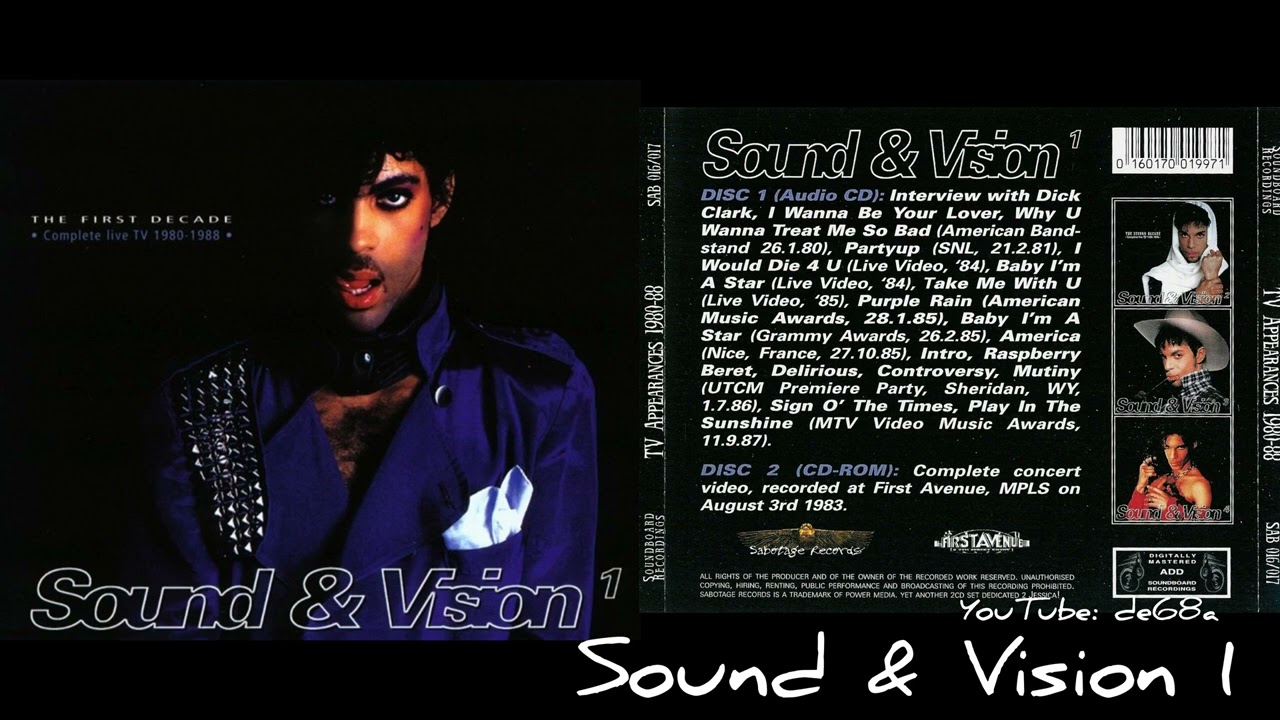 Prince - Sound And Vision 1 - 1980-1987 Live Compilation - Volume 1