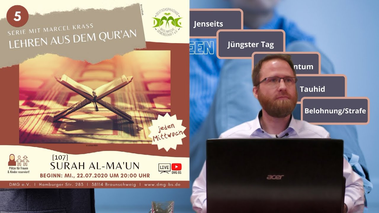 SURE 107: AL-MA'UN (DIE HILFELEISTUNG) mit Marcel Krass in Braunschweig