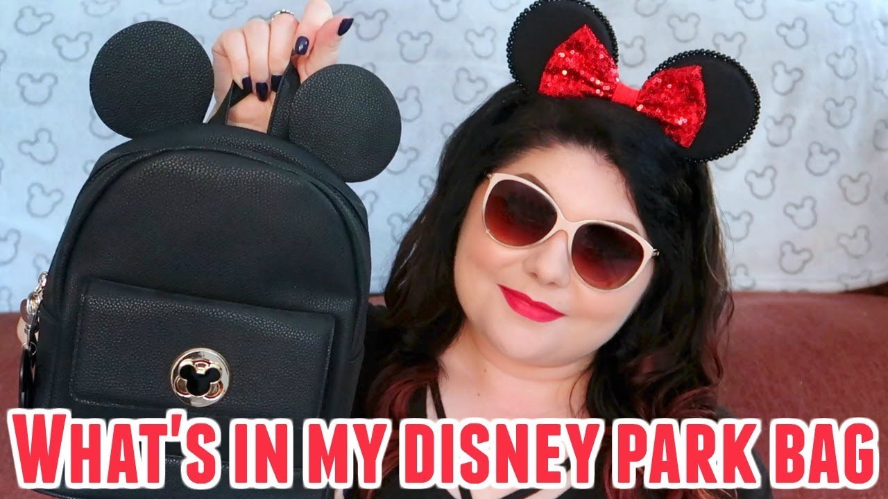 What's in my Disney park bag