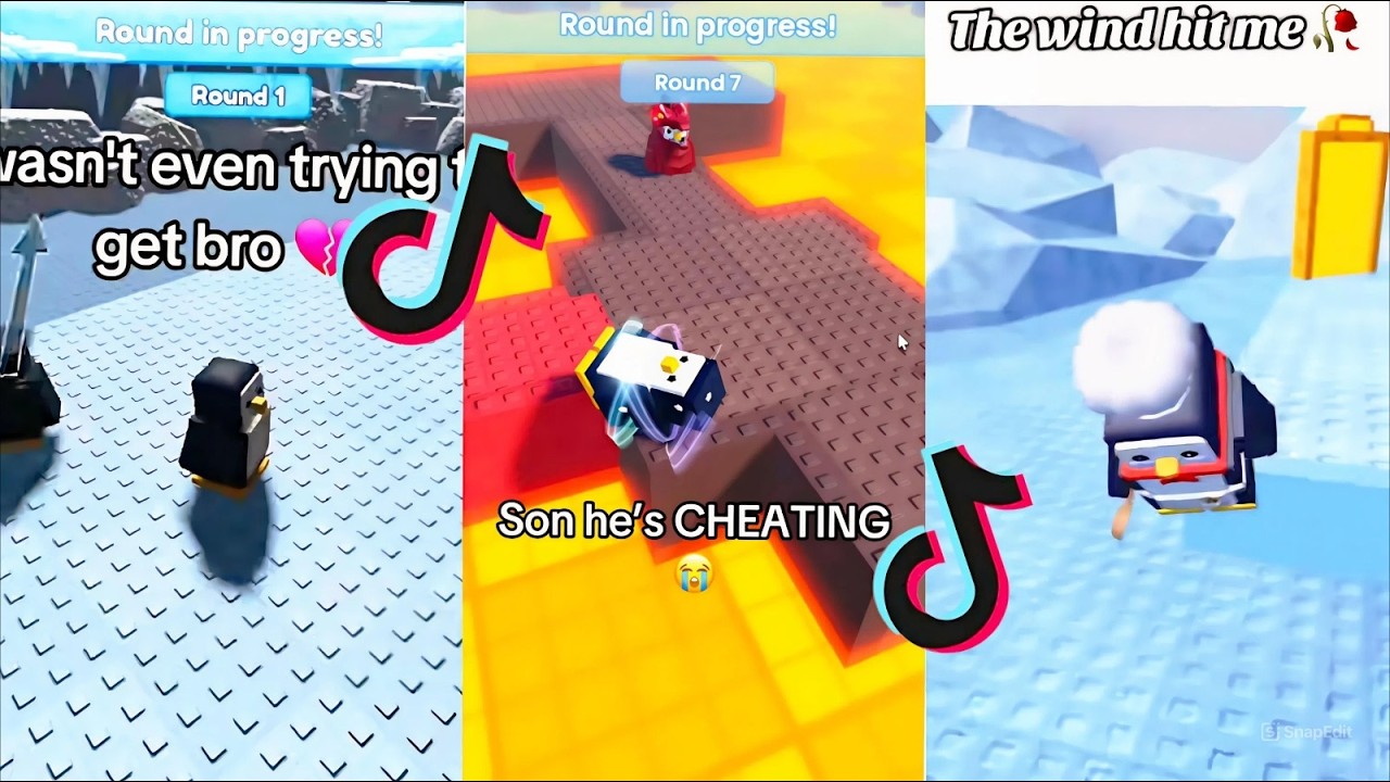 Roblox Knockout 🐧 Смешные моменты #11 Подборка из TikTok