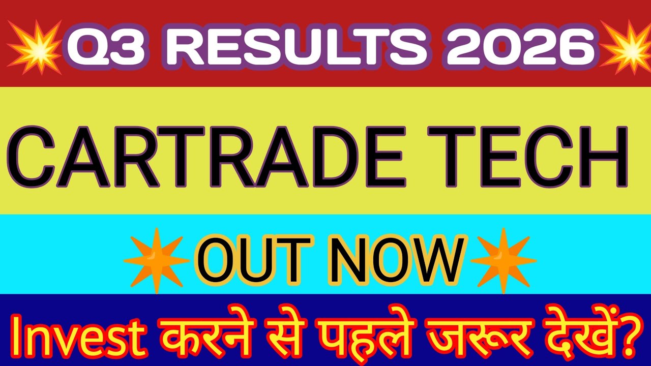 CarTrade Q3 Results 2026 🔴 CarTrade Results 🔴 CarTrade Share Latest News 🔴 CarTrade Tech Share