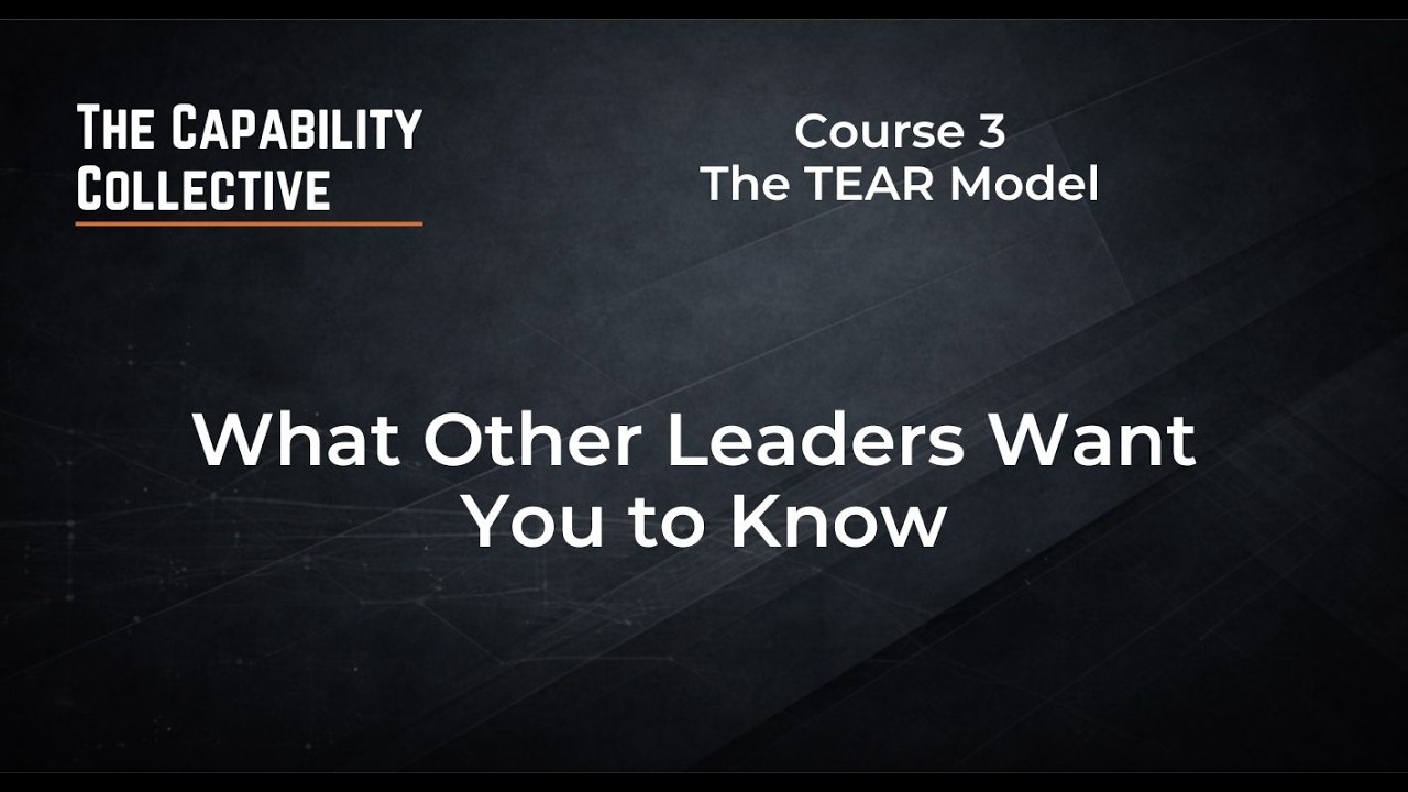 3-4 What Other Leaders Want You To Know
