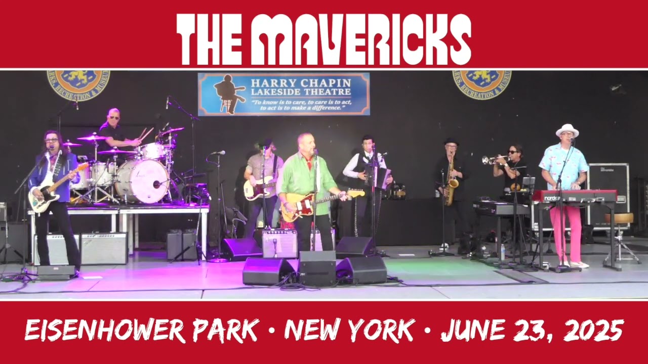 The Mavericks Performing at Eisenhower Park on June 23, 2025