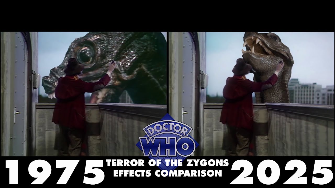 Doctor Who: Terror of the Zygons Effects Comparison